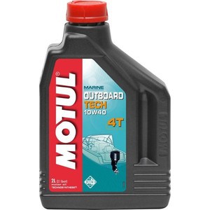 цена Моторное масло MOTUL Outboard Tech 4T 10W-40 2 л
