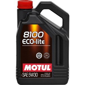 все цены на Моторное масло MOTUL 8100 Eco-lite 5W-30 5 л онлайн