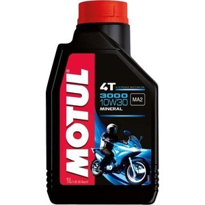 все цены на Моторное масло MOTUL 3000 4T 10W-30 1 л онлайн