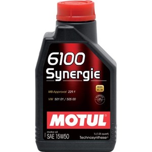 все цены на Моторное масло MOTUL 6100 Synergie 15W-50 1 л онлайн