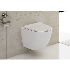 Унитаз Vitra Sento безободковый с сиденьем микролифт (7747B003-6115)