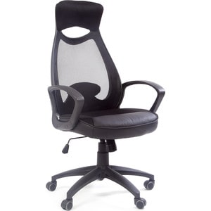 Офисное кресло Chairman 840 черный пластик DW01/SW01 черное