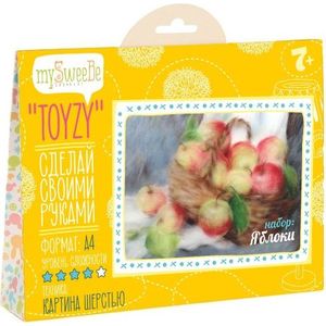 Набор для картин шерстью Toyzy Яблоки (TZ-P003)
