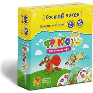 Развивающая настольная игра Банда Умников Фрукто 10 (УМ002)