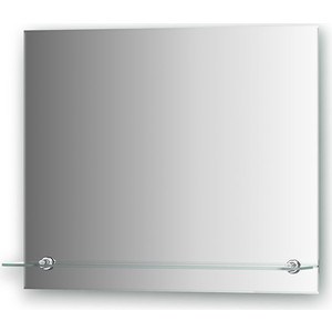 Зеркало Evoform Attractive 60х50 см, с фацетом 5 мм и полочкой 60 см (BY 0514)
