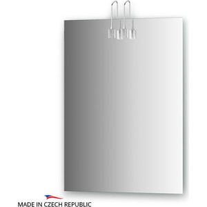 Зеркало Ellux Artic 55х75 см, с 2-мя светильниками 40 W (ART-A2 0206)