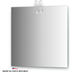 Зеркало Ellux Artic 75х75 см, с 2-мя светильниками 40 W (ART-A2 0210)