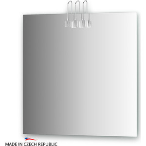 Зеркало Ellux Artic 75х75 см, с 3-мя светильниками 60 W (ART-A3 0210)