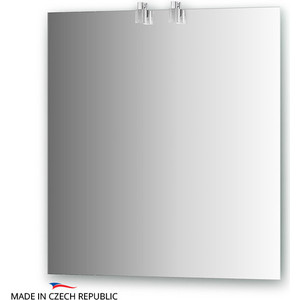 Зеркало Ellux Artic 70х75 см, с 2-мя светильниками 40 W (ART-B2 0209)