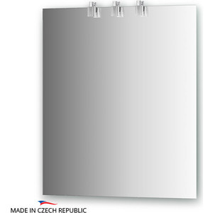 Зеркало Ellux Artic 65х75 см, с 3-мя светильниками 60 W (ART-B3 0208)