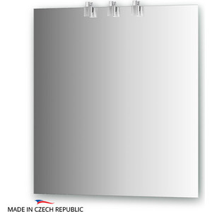 Зеркало Ellux Artic 70х75 см, с 3-мя светильниками 60 W (ART-B3 0209)