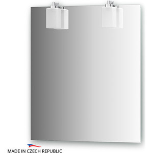 Зеркало Ellux Bolero 65х75 см, с 2-мя светильниками 56 W (BOL-A2 0208)