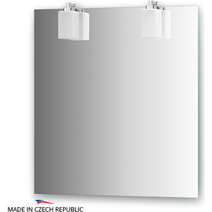 Зеркало Ellux Bolero 70х75 см, с 2-мя светильниками 56 W (BOL-A2 0209)