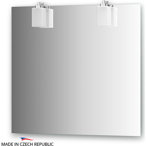 Зеркало Ellux Bolero 80х75 см, с 2-мя светильниками 56 W (BOL-A2 0211)