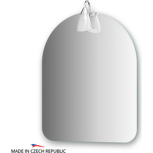 Зеркало Ellux Classic 55х70 см, со светильником 40 W (CLA-A1 0002)