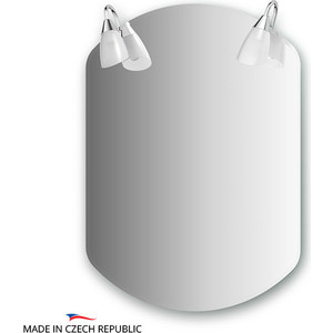 Зеркало Ellux Classic 60х80 см, с 2-мя светильниками 80 W (CLA-A2 0006)