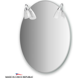 Зеркало Ellux Classic 60х80 см, с 2-мя светильниками 80 W (CLA-A2 0013)