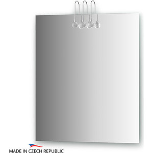 Зеркало Ellux Crystal 65х75 см, с 3-мя светильниками 60 W (CRY-A3 0208)