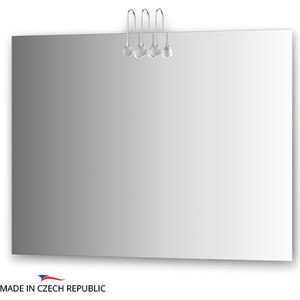 Зеркало Ellux Crystal 100х75 см, с 3-мя светильниками 60 W (CRY-A3 0213)