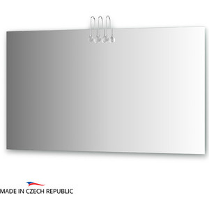 Зеркало Ellux Crystal 130х75 см, с 3-мя светильниками 60 W (CRY-A3 0216)