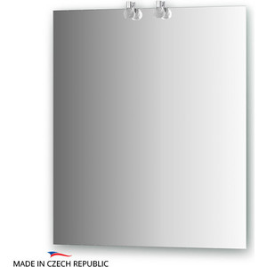 Зеркало Ellux Crystal 65х75 см, с 2-мя светильниками 40 W (CRY-B2 0208)
