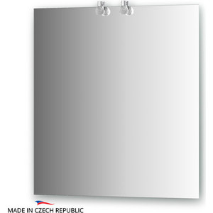 Зеркало Ellux Crystal 70х75 см, с 2-мя светильниками 40 W (CRY-B2 0209)