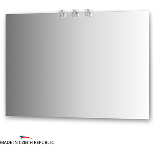 Зеркало Ellux Crystal 110х75 см, с 3-мя светильниками 60 W (CRY-B3 0214)