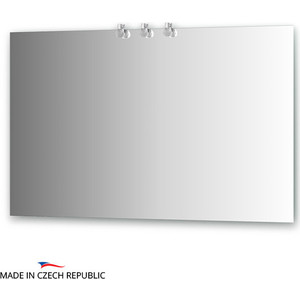 Зеркало Ellux Crystal 120х75 см, с 3-мя светильниками 60 W (CRY-B3 0215)