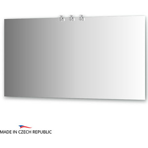 Зеркало Ellux Crystal 140х75 см, с 3-мя светильниками 60 W (CRY-B3 0217)