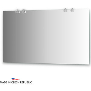 Зеркало Ellux Crystal 130х75 см, с 4-мя светильниками 80 W (CRY-B4 0216)