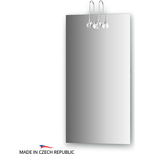 Зеркало Ellux Crystal 40х75 см, с 2-мя светильниками 40 W (CRY-C2 0203)