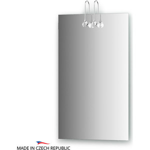 Зеркало Ellux Crystal 45х75 см, с 2-мя светильниками 40 W (CRY-C2 0204)