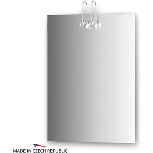 Зеркало Ellux Crystal 55х75 см, с 2-мя светильниками 40 W (CRY-C2 0206)