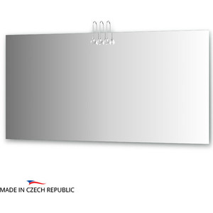 Зеркало Ellux Crystal 150х75 см, с 3-мя светильниками 60 W (CRY-C3 0218)