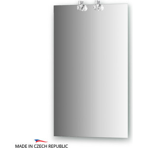 Зеркало Ellux Crystal 45х75 см, с 2-мя светильниками 40 W (CRY-D2 0204)