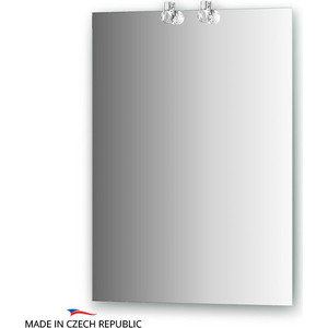 Зеркало Ellux Crystal 55х75 см, с 2-мя светильниками 40 W (CRY-D2 0206)