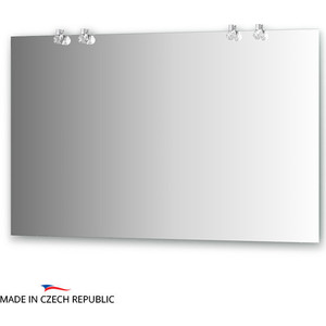 Зеркало Ellux Crystal 120х75 см, с 4-мя светильниками 80 W (CRY-D4 0215)