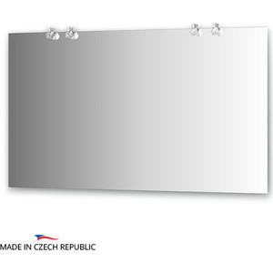 Зеркало Ellux Crystal 130х75 см, с 4-мя светильниками 80 W (CRY-D4 0216)
