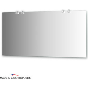 Зеркало Ellux Crystal 150х75 см, с 4-мя светильниками 80 W (CRY-D4 0218)