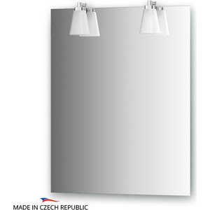 Зеркало Ellux Laguna 60х75 см, с 2-мя светильниками 56 W (LAG-A2 0207)