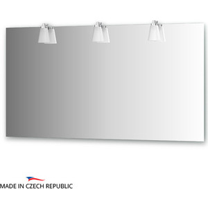 Зеркало Ellux Laguna 140х75 см, с 3-мя светильниками 84 W (LAG-A3 0217)