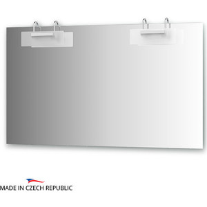 Зеркало Ellux Mode 130х75 см, с 2-мя светильниками 200 W (MOD-D2 0216)