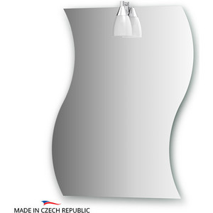 Зеркало Ellux Romance 60х75 см, со светильником 40 W (ROM-A1 0114)
