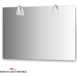 Зеркало Ellux Romance 110х75 см, с 2-мя светильниками 80 W (ROM-A2 0214)