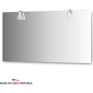 Зеркало Ellux Romance 140х75 см, с 2-мя светильниками 80 W (ROM-A2 0217)