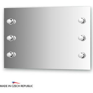 Зеркало Ellux Rondo 90х60 см, с 6-ю светильниками 240 W (RON-A6 9001)