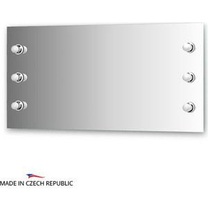 Зеркало Ellux Rondo 120х60 см, с 6-ю светильниками 240 W (RON-A6 9004)