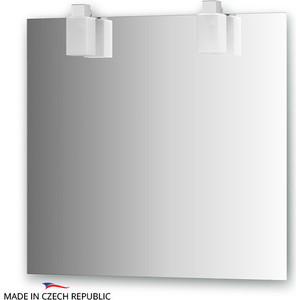 Зеркало Ellux Rubico 80х75 см, с 2-мя светильниками 80 W (RUB-A2 0211)