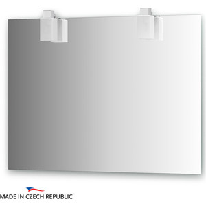 Зеркало Ellux Rubico 100х75 см, с 2-мя светильниками 80 W (RUB-A2 0213)