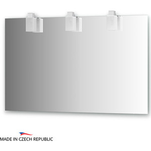 Зеркало Ellux Rubico 120х75 см, с 3-мя светильниками 120 W (RUB-A3 0215)